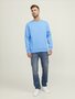 Azure Blue - JACK &amp; JONES//PRODUKT Basic Crew Neck Sweat